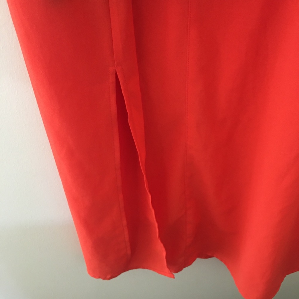 Orange Sleeveless Maxi Dress - Picture 9 of 10